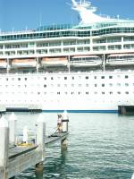 Eileen on deck in Key West